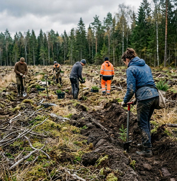 Stādīšanas process